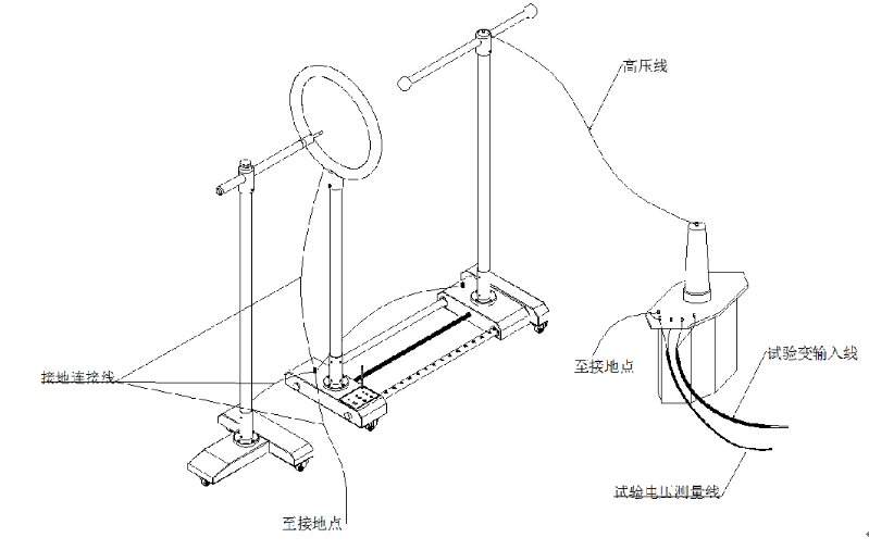 安全工器具檢測設備驗電器接線圖